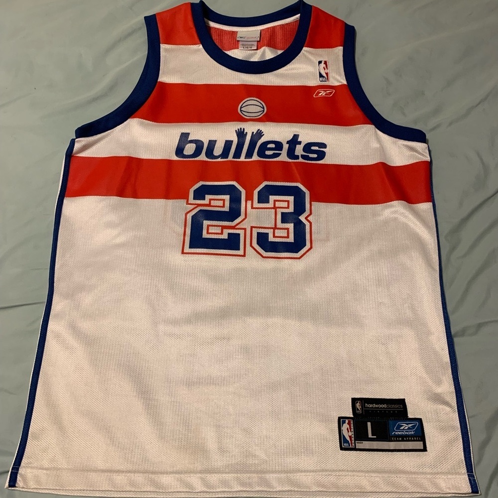 Michael Jordan Bullets NBA Jersey Size L